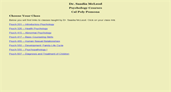 Desktop Screenshot of drsaadiamcleod.com